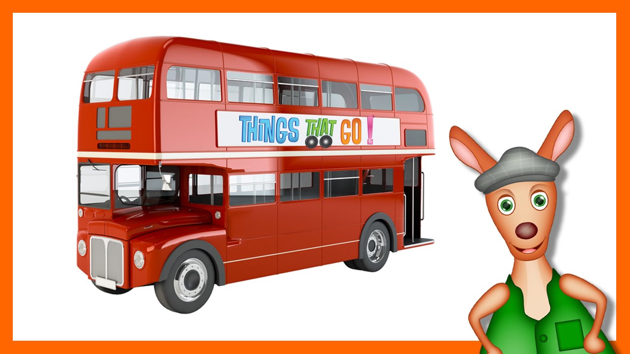 * DOUBLE DECKER BUS * | Buses For Kids | Things That Go TV!