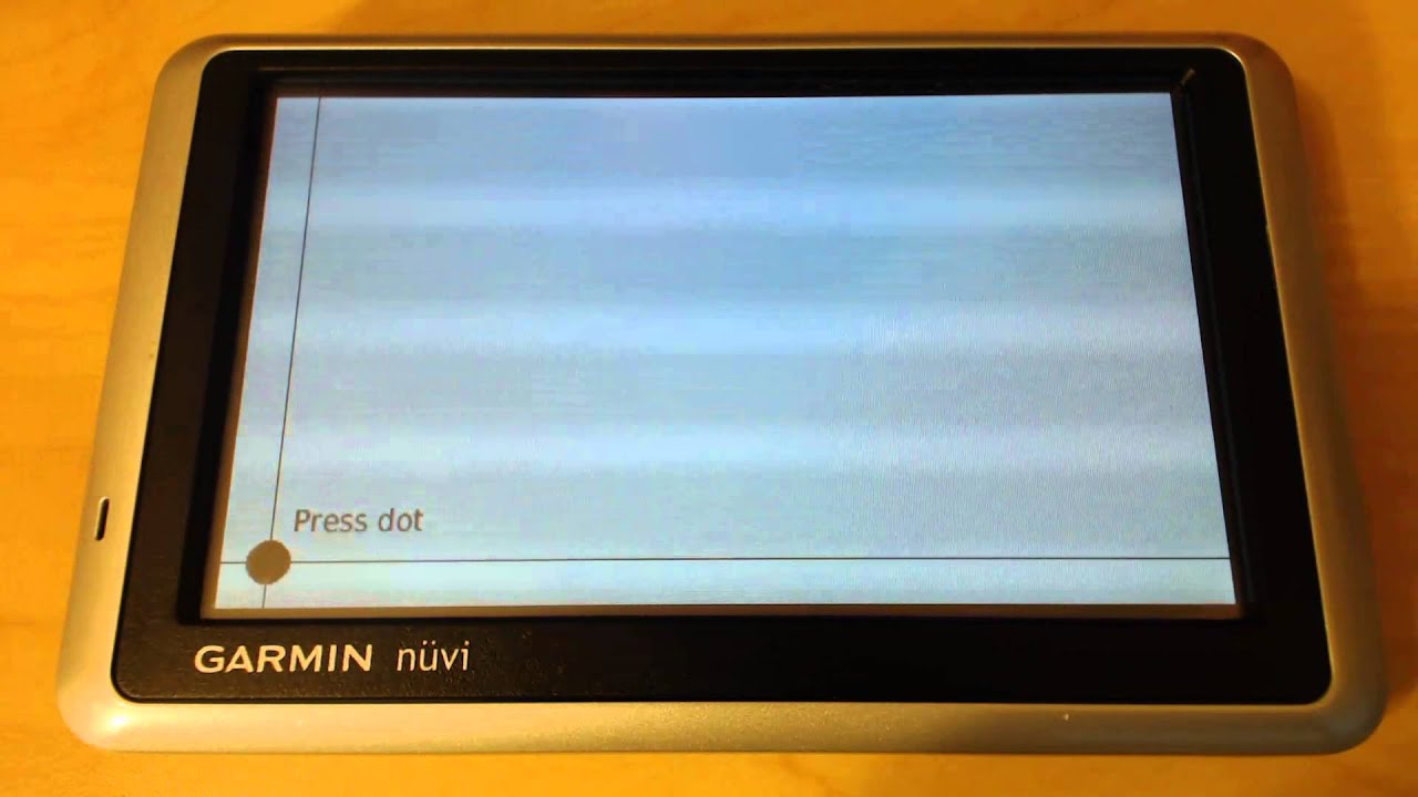 Recalibration of the Garmin Nuvi 1300 1350 2450 2460 13xx 24xx
