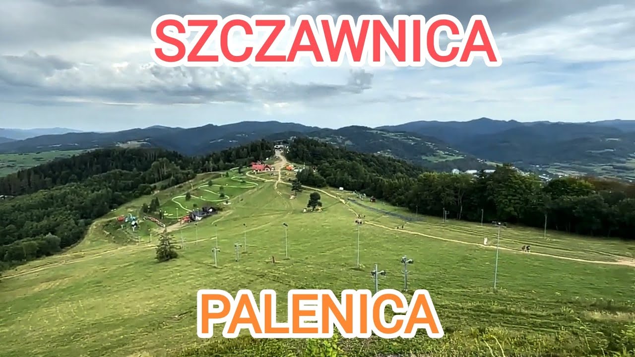 Kolejka na Palenicę w Szczawnicy - piękne widoki! + Sanktuarium MB Bolesnej w Czarnym Potoku