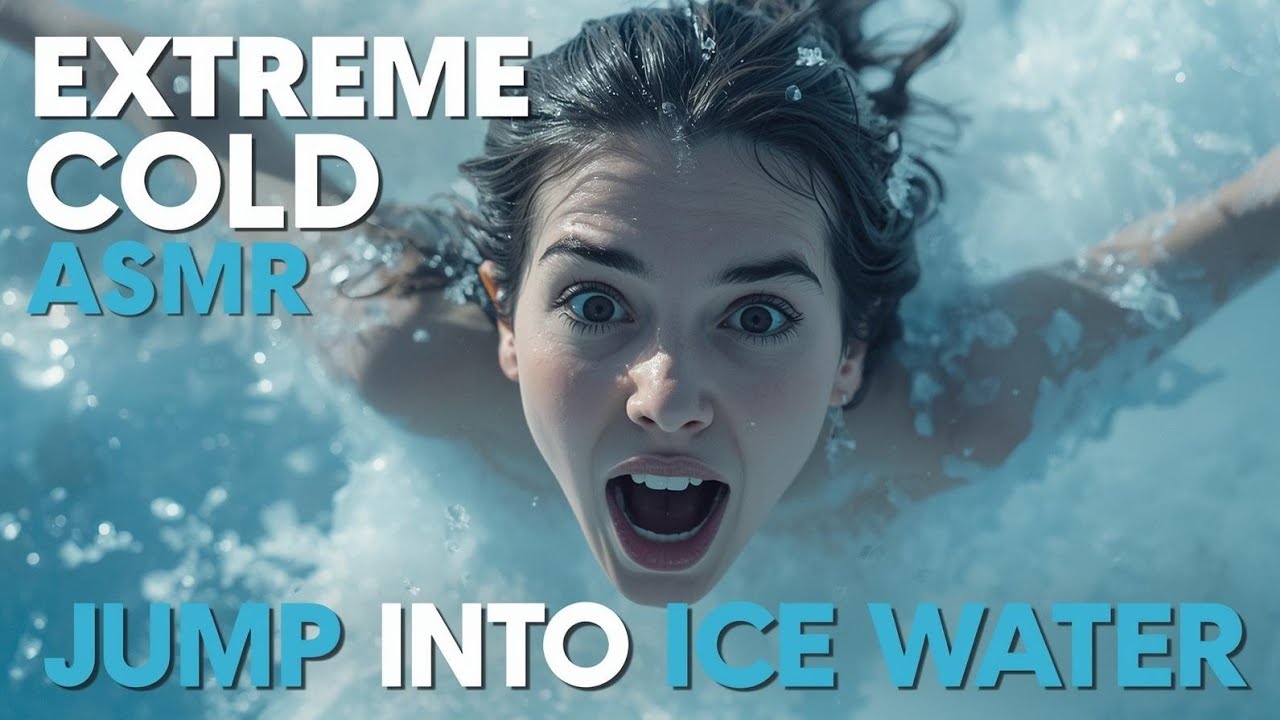 He Jumps Into Frozen Ice Water ❄️ | Extreme Cold ASMR
