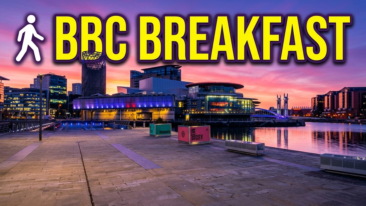 6AM Walk around BBC MediaCityUK | Starting the Day Right