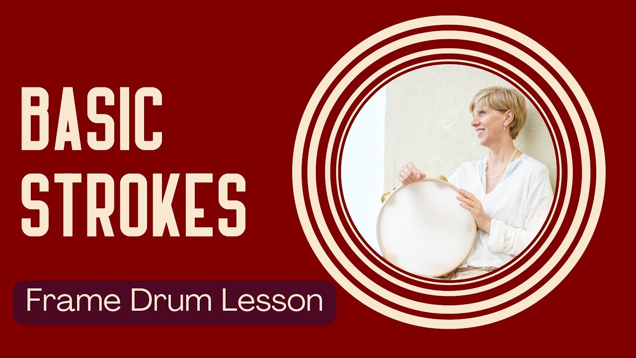 Rahmentrommel lernen: Grundschläge für absolute Beginner! Frame drum lesson mit Marliese Glück