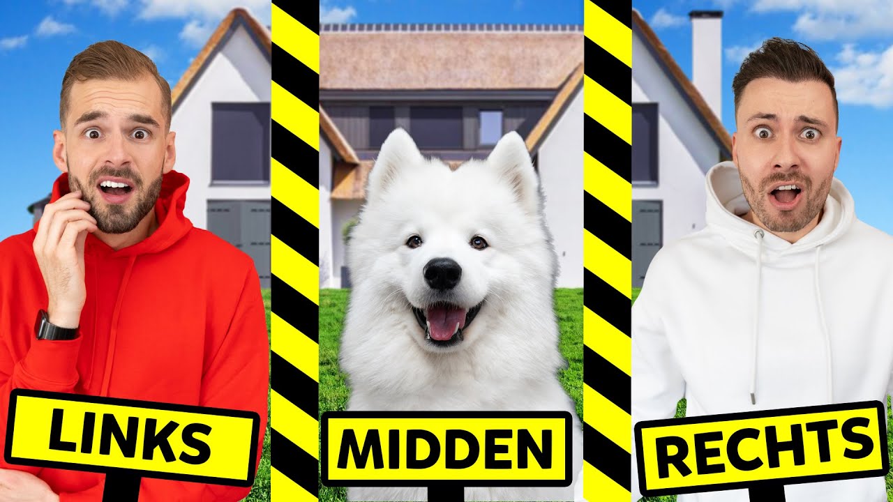 1 DAG ONS HUIS DOOR 3 DELEN! *Challenge* Met Rutger & Paco