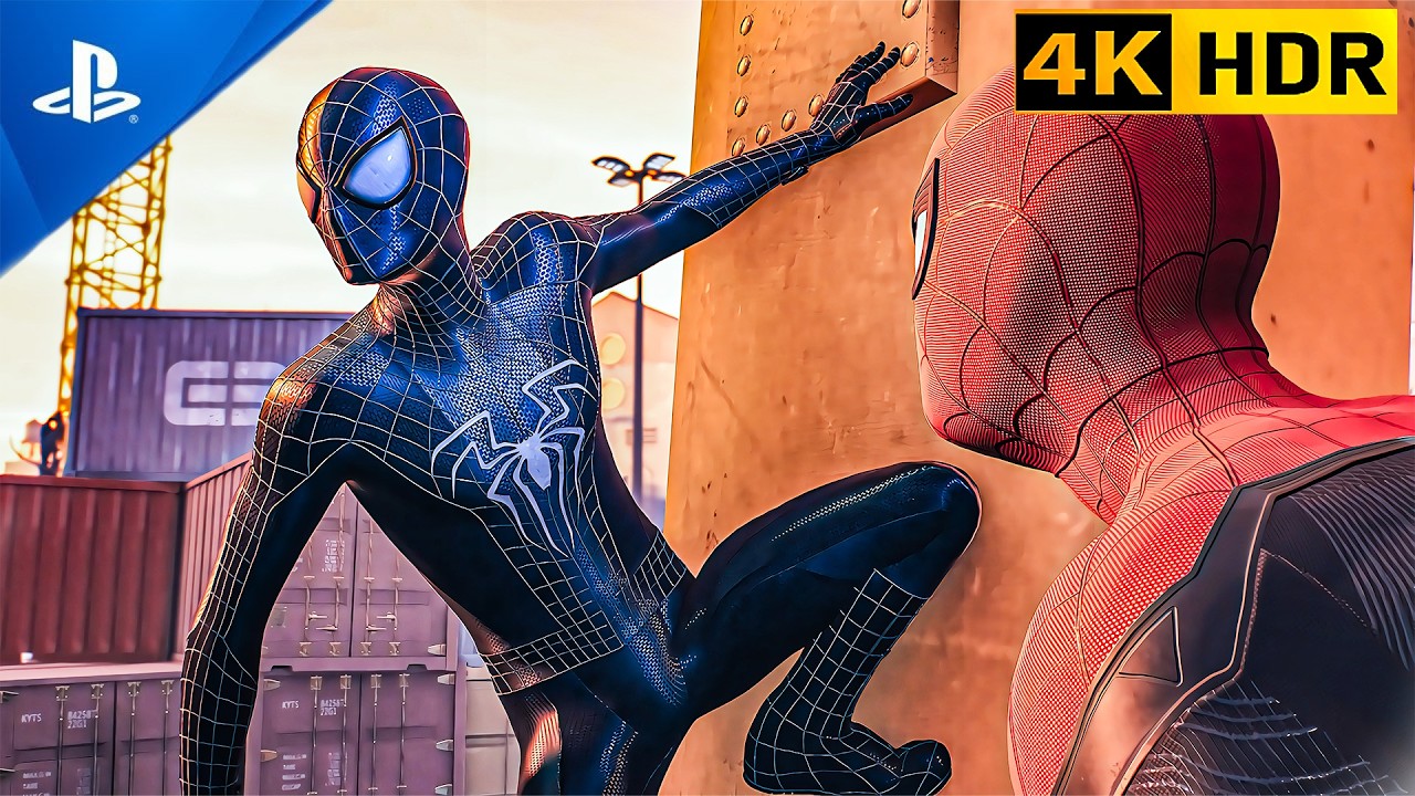 SPIDER MAN BLACK TASM 2 SUIT AND NO WAY FINAILY FREE 4K HDR