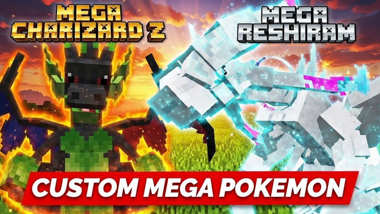 JANGAN SAMPAI SALAH PILIH CUSTOM MEGA POKEMON TERBARU!- Minecraft Cobblemon
