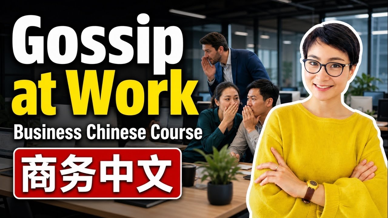 Understanding Chinese Gossip at Work | 职场八卦：新同事和老板关系 | Business Chinese  0813