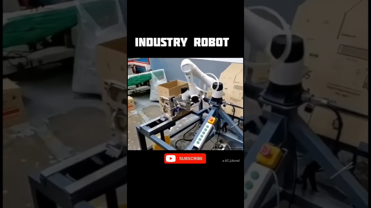 Industry robot Work #robot #industry #subscribe #like