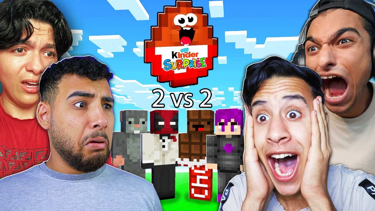 ماين كرافت اصعب تحدي بناء امكامل وعبدو ماندو ضد سحس وهيكا..(2Vs2 ) 😨🔥