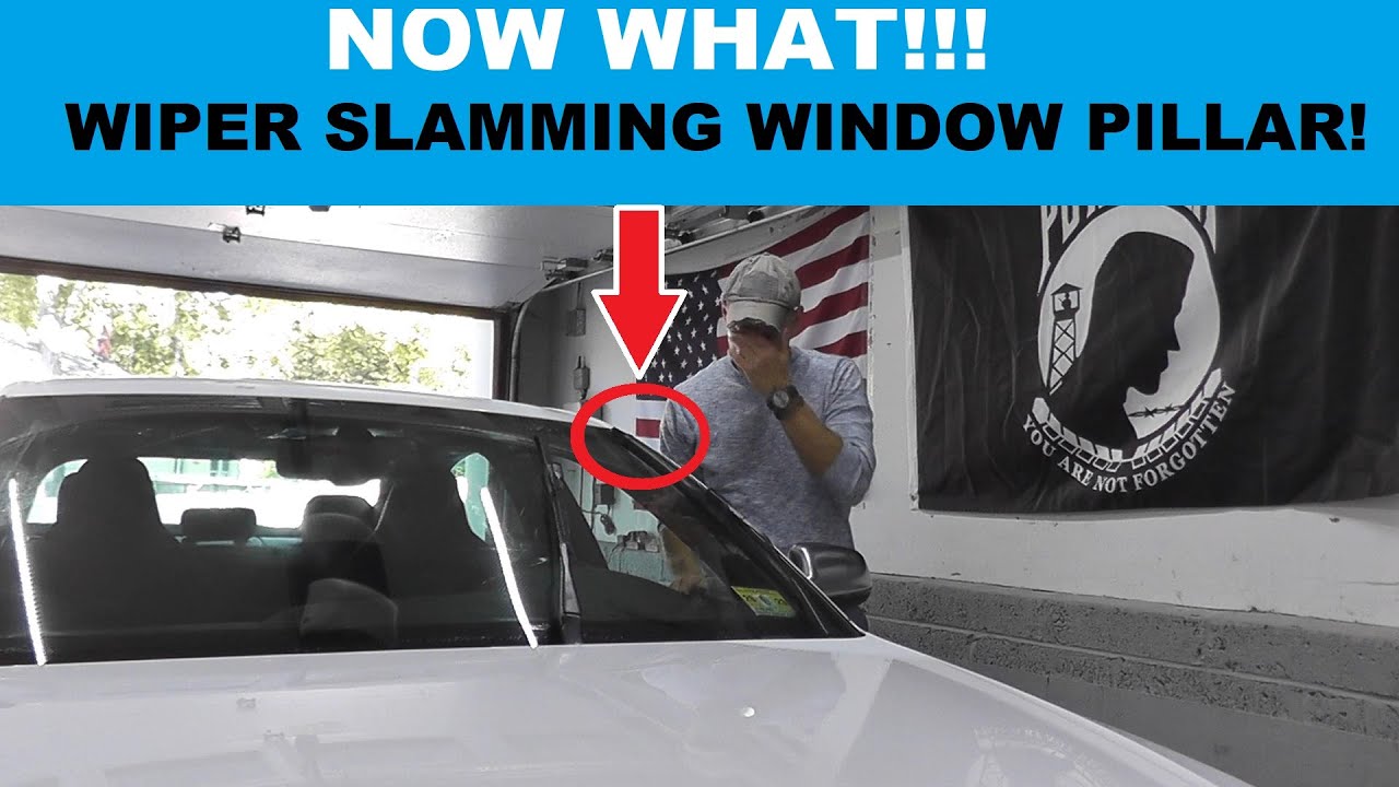 Windshield Wiper Hitting or Striking Window Pillar! | Noisy Wiper