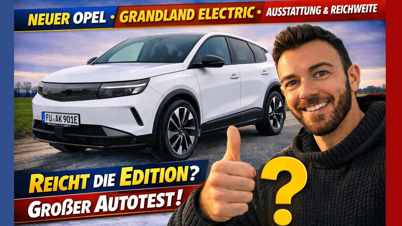 Opel Grandland Electric Edition bei 3 Grad! Günstigste Ausstattung im Härtetest!