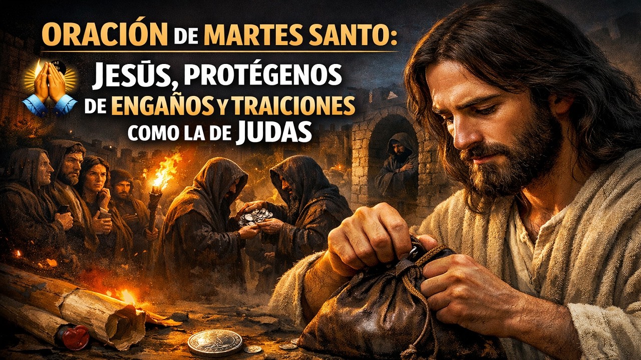 Oraci&oacute;n de Martes Santo: Jes&uacute;s, prot&eacute;genos de enga&ntilde;os y traiciones como la de Judas