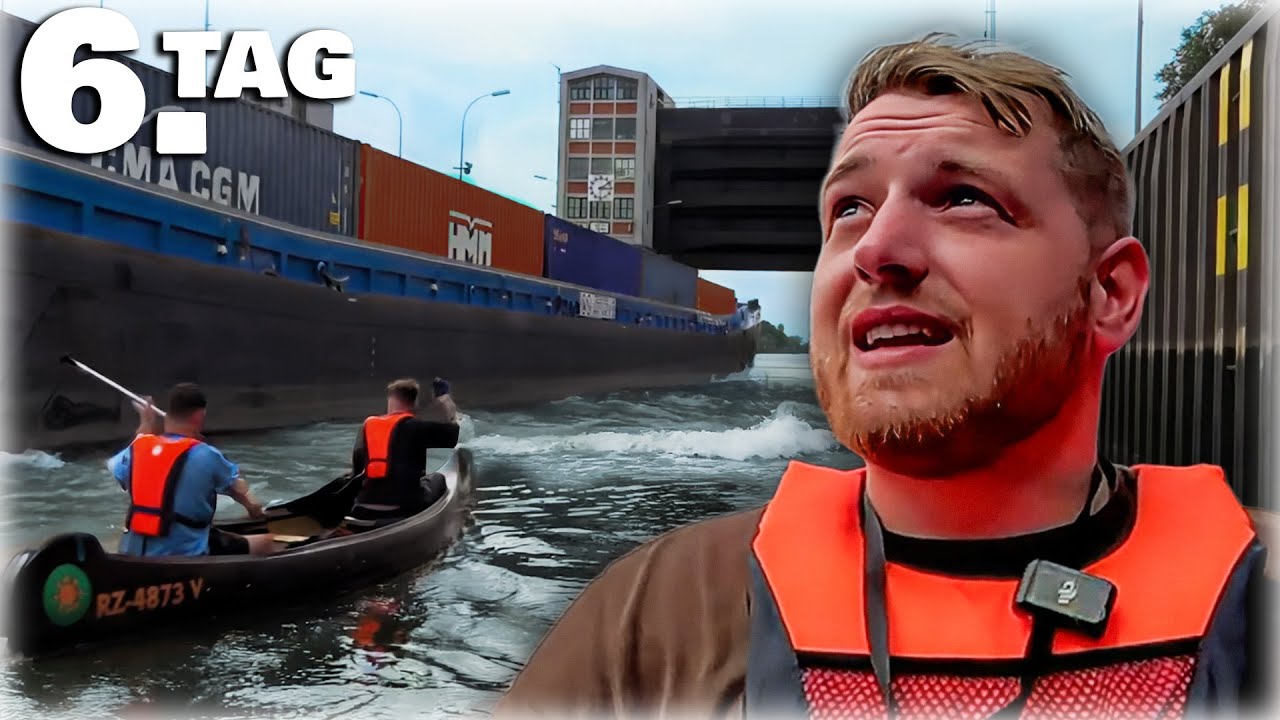 😨😱 ANGST & SORGE vor dem GEF&Auml;HRLICHEN SOG in der SCHLEUSE | MUTPROBE an Tag 6 der KANUTOUR
