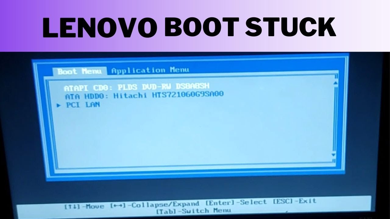 Как исправить зависание Lenovo в меню загрузки