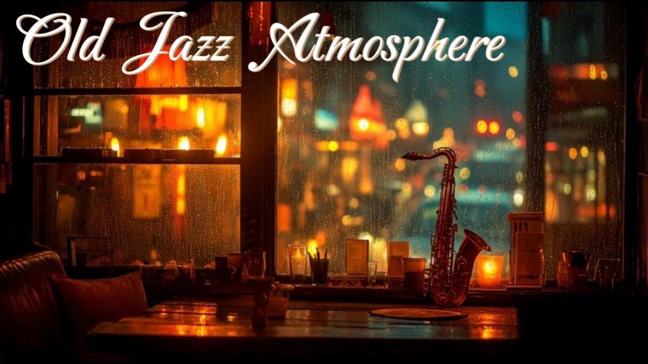Rainy Midnight Jazz Ambience – Relaxing Saxophone