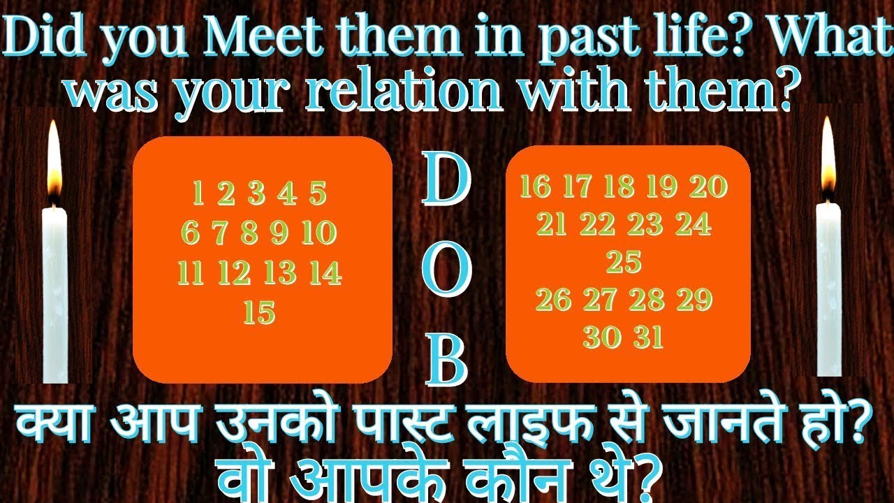 Your Past Life Connection with Them | Will You Reunite in Present Life-Choose Date of Birth-Timeless