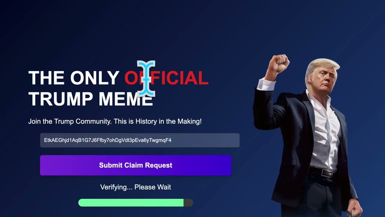 Official Trump Meme Coin Airdrop