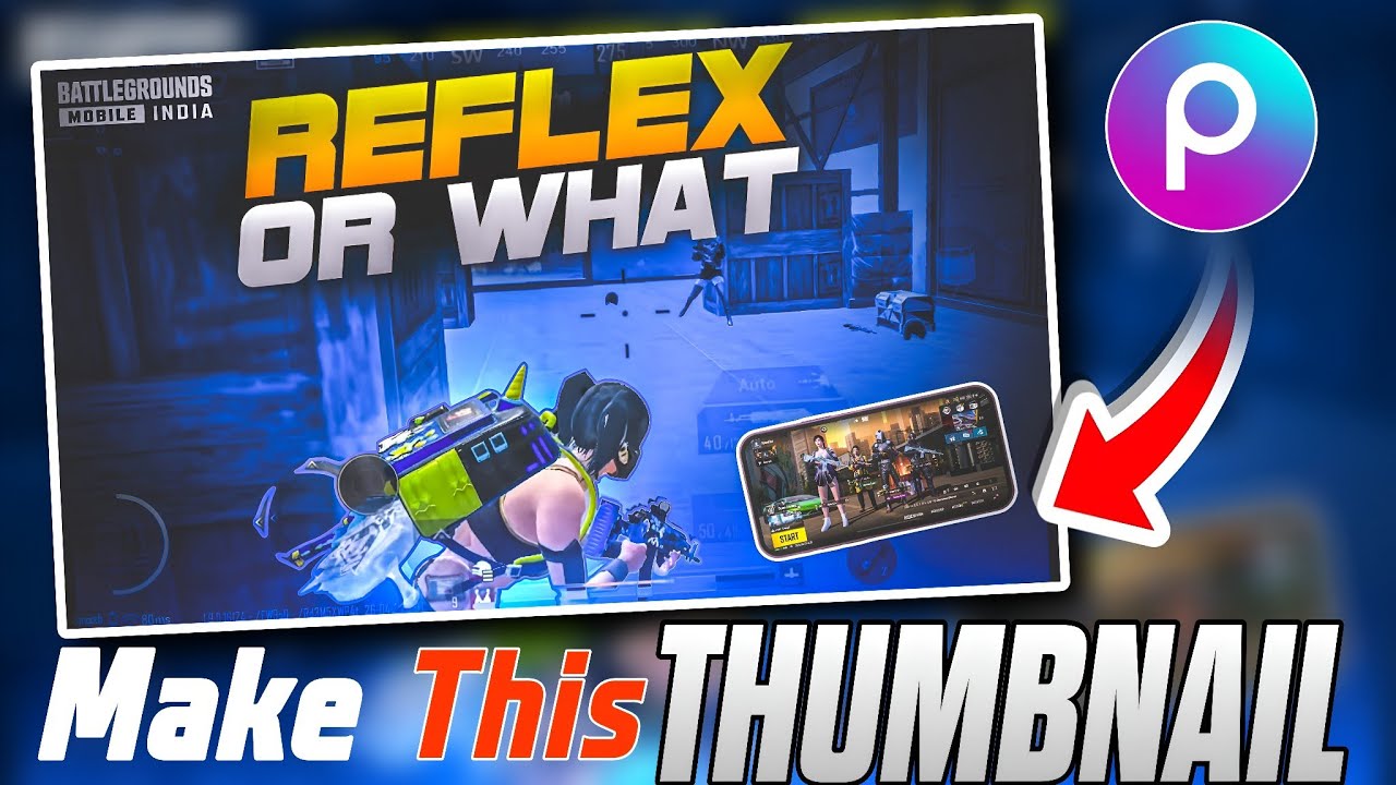 🔥 Secret Trick For BGMI Thumbnail in PicsArt | Viral Gaming Thumbnail Editing 