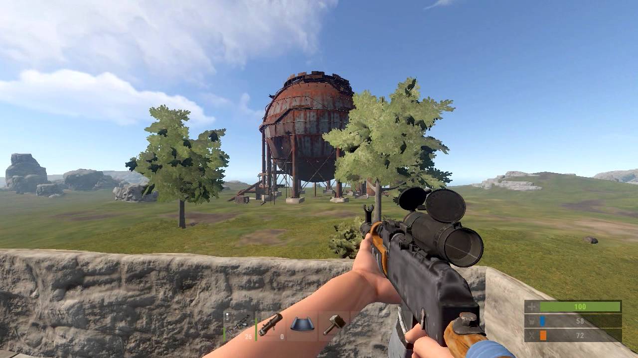 Rust Гайды: #7 Делаем бинокль из прицела