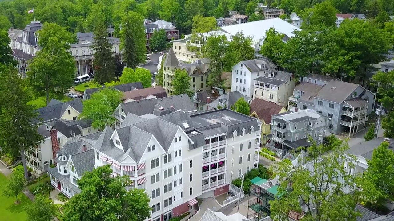 Chautauqua Institution Aerial Video | Chautauqua Lake