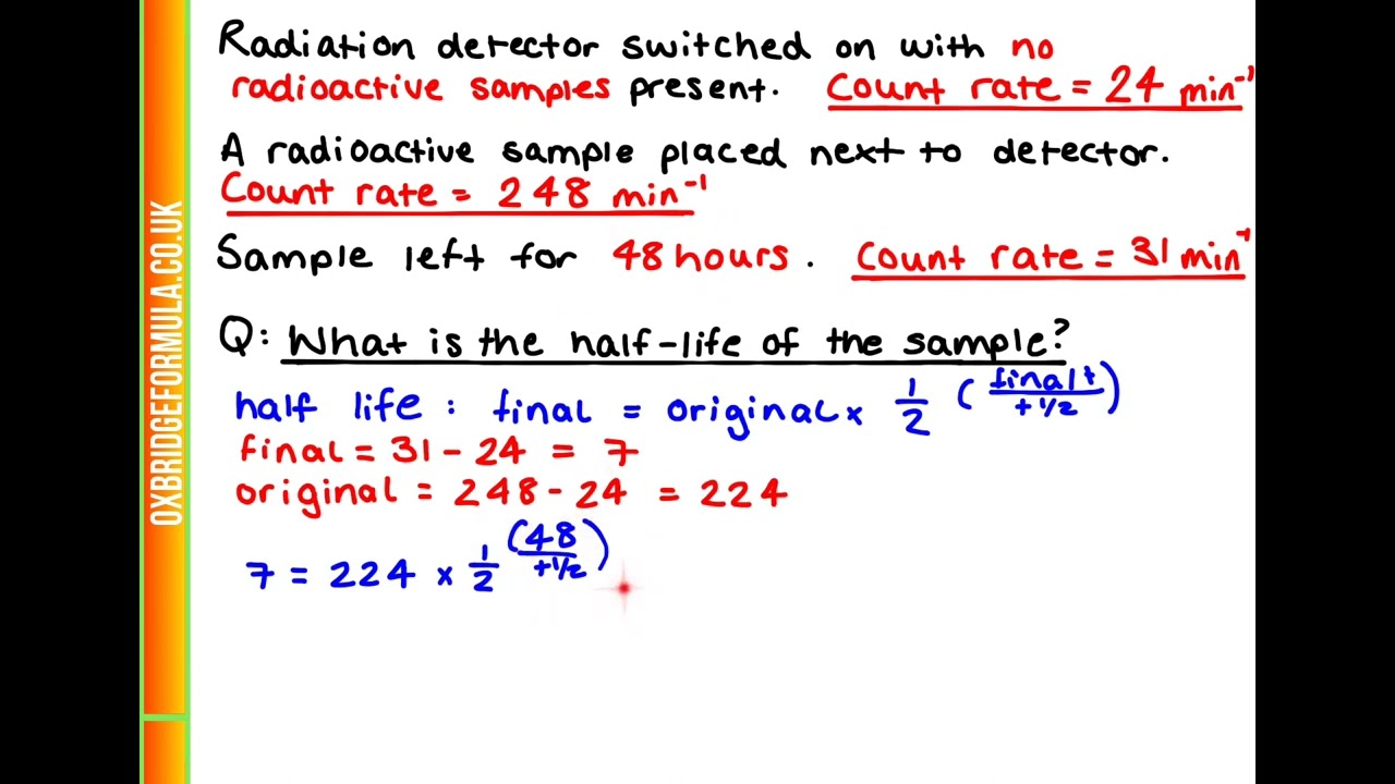 BMAT 2021 Section 2 - Q07 (Phys) - Radiation Detector.mov - Worked Solution