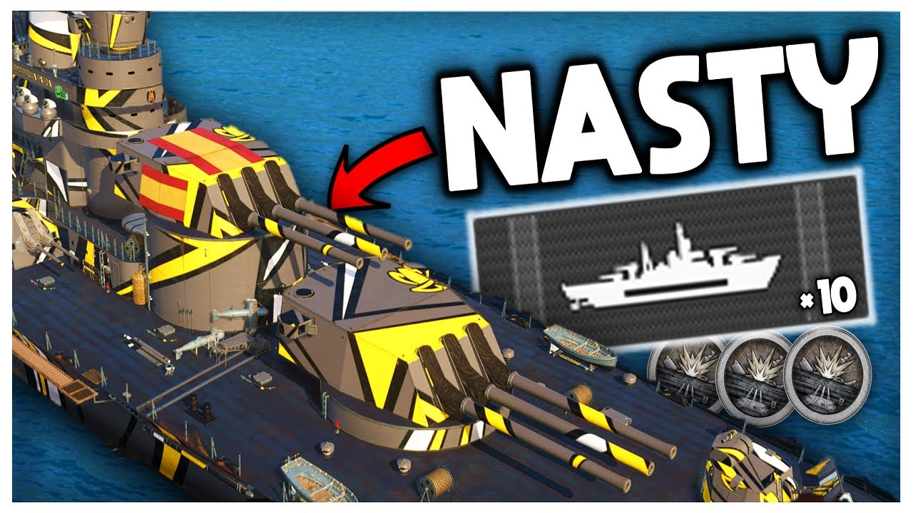 Кастилья ест линкоры на завтрак в World of Warships Legends