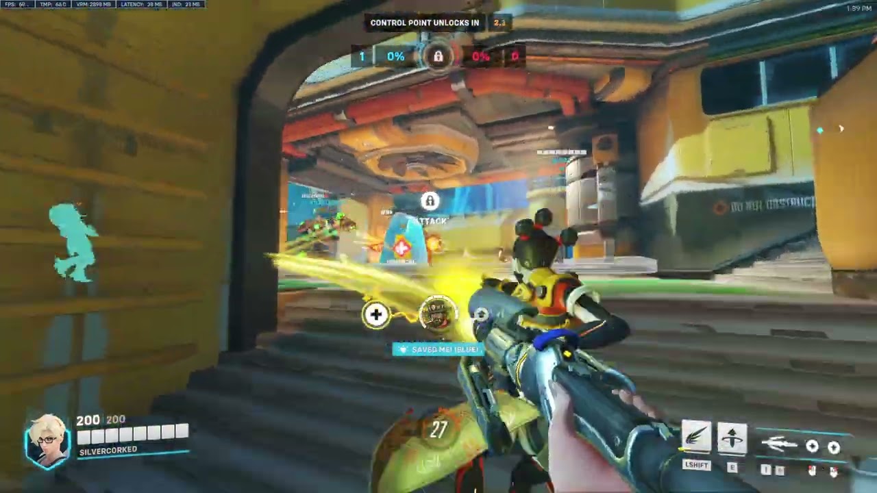 Overwatch 2 Competitive: Mercy main with Diamond Dreams #217 (S3)