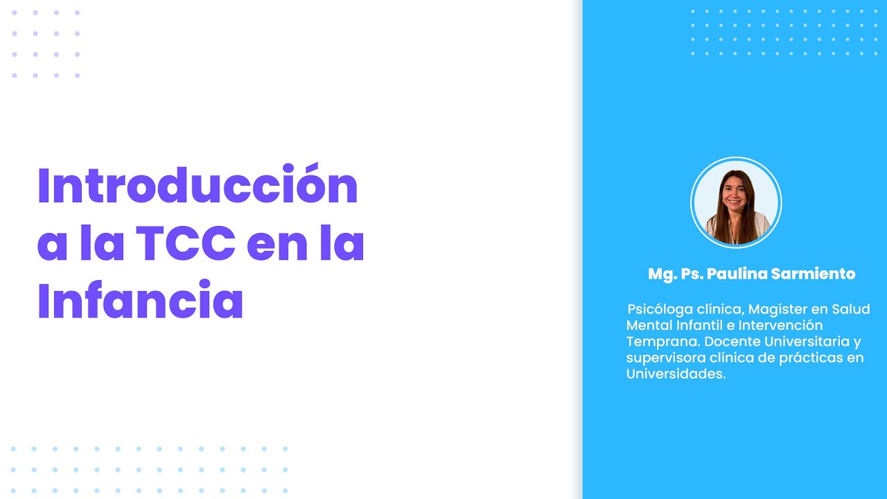 Introducción a la TCC en la Infancia