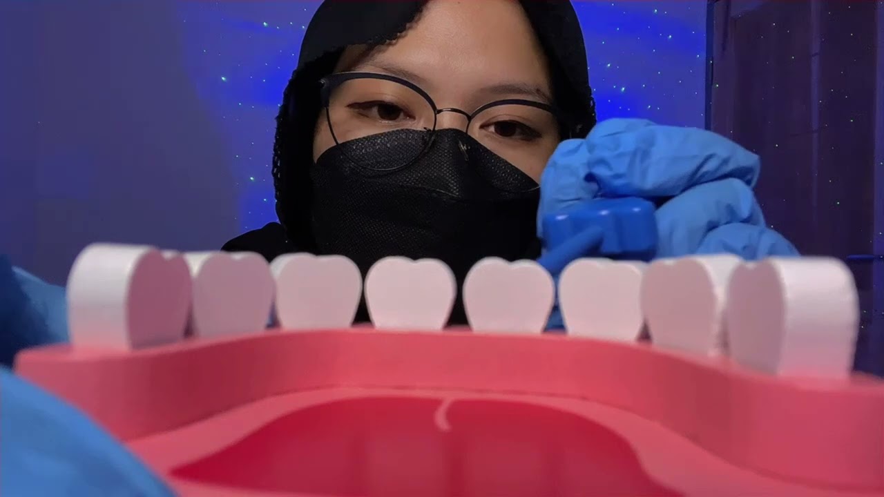 ASMR Dokter Gigi Memeriksa & Membersihkan Gigi Kamu ( Whispering ) ASMR Dentist Roleplay