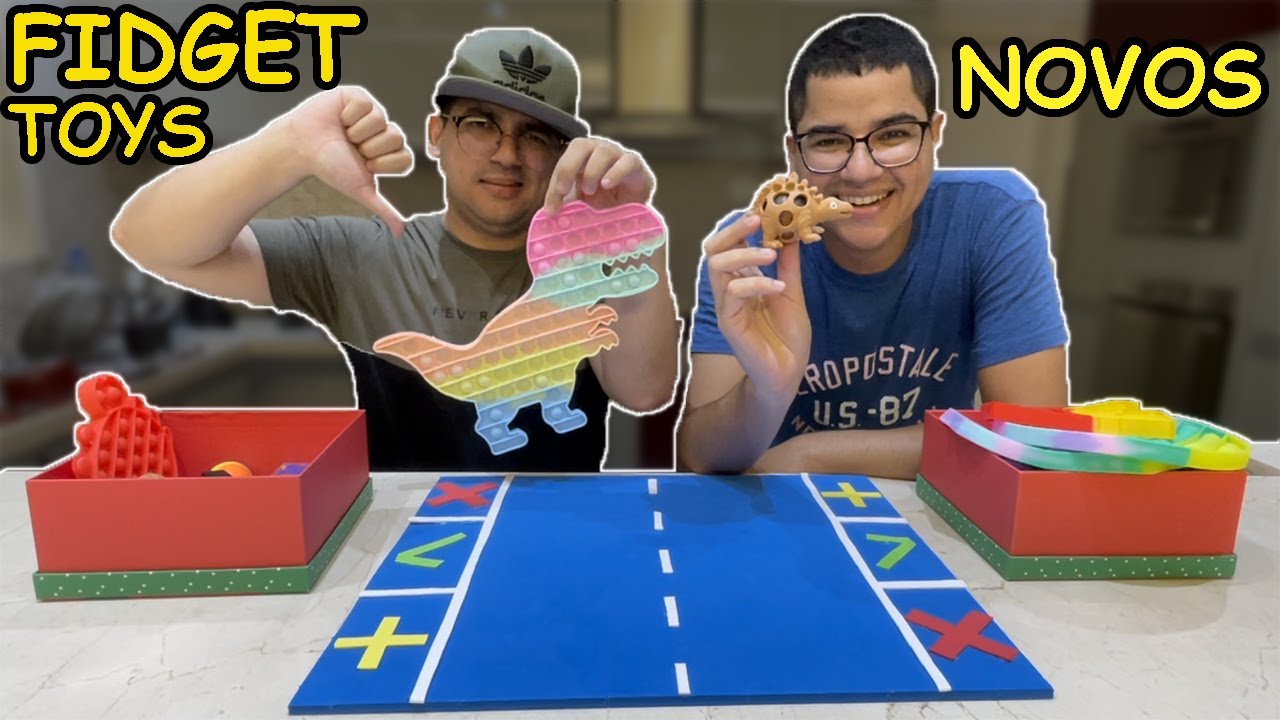 TROCANDO FIDGET TOYS NOVOS!!! - Família Velhote