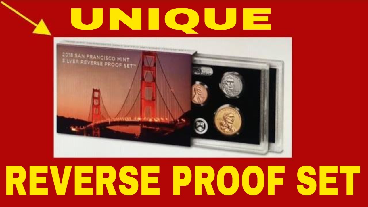 VERY RARE 2018 SAN FRANCISCO SILVER REVERSE PROOF SET - LIMITED EDITION - COINS TO LOOK FOR!