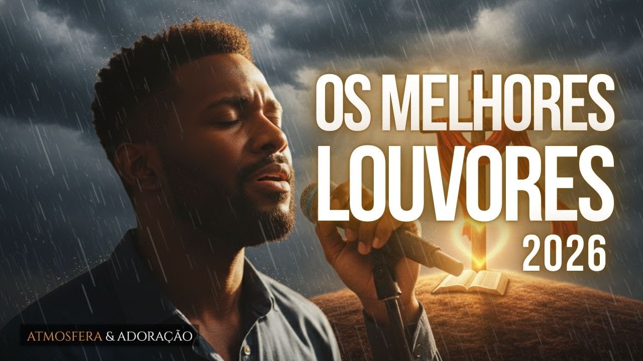 OS MELHORES LOUVORES | Chuva do Céu, Pelo Teu Sangue, Amor Sem Medida | Letras Gospel 2026