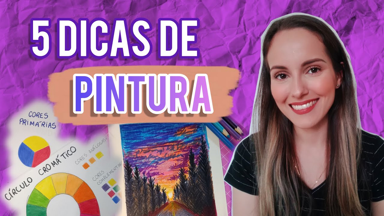 5 DICAS DE PINTURA - COMO PINTAR UM DESENHO USANDO LÁPIS DE COR