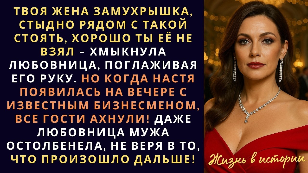 Твоя жена замухрышка, стыдно рядом с такой стоять, хорошо ты её не взял – хмыкнула любовница