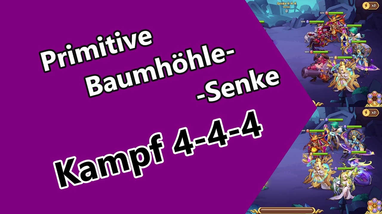 [Fullvideo] Idle Heroes -  Senke Kampf 4-4-4  zu schaffen ??