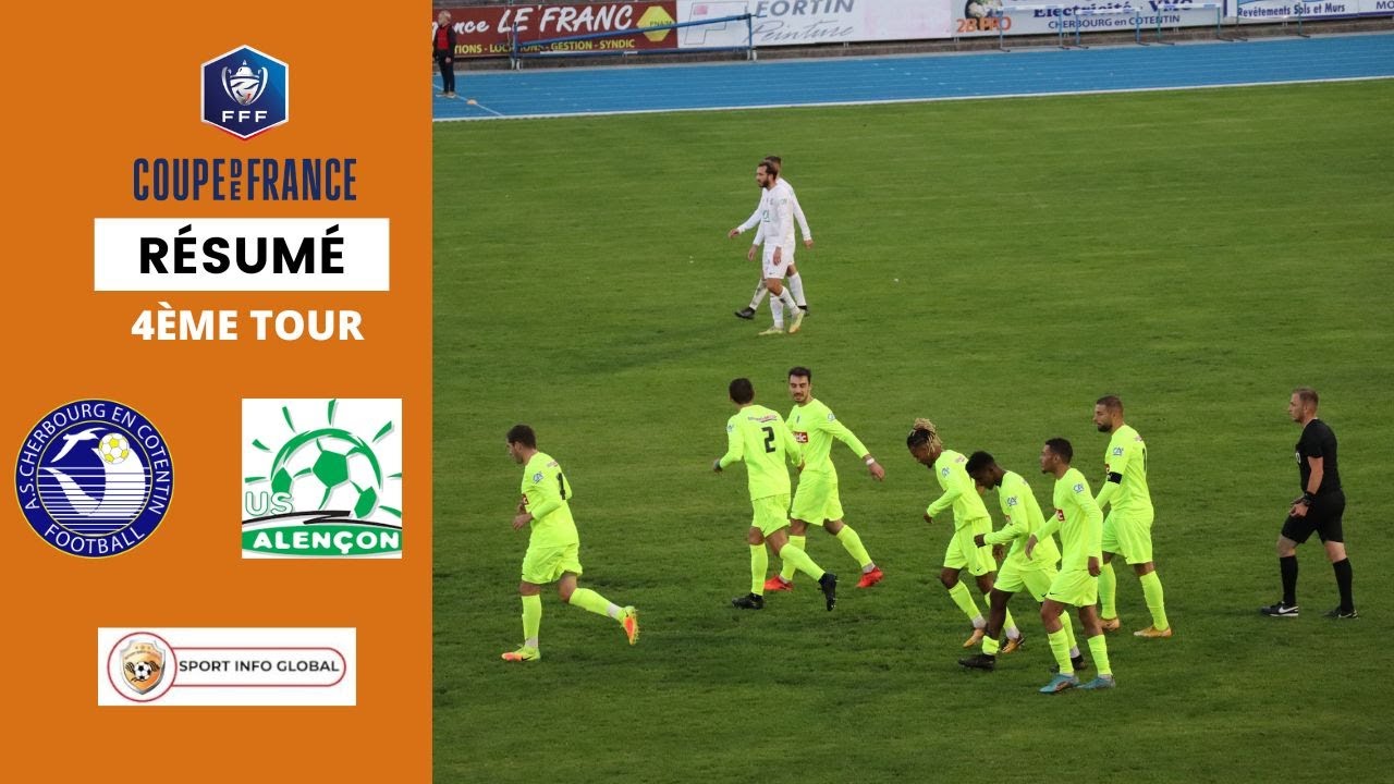 Résumé Coupe de France : AS CHERBOURG  - US ALENCON (1-5)