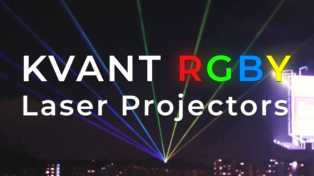 KVANT RGBY Lasers | High Power Laser Show Systems