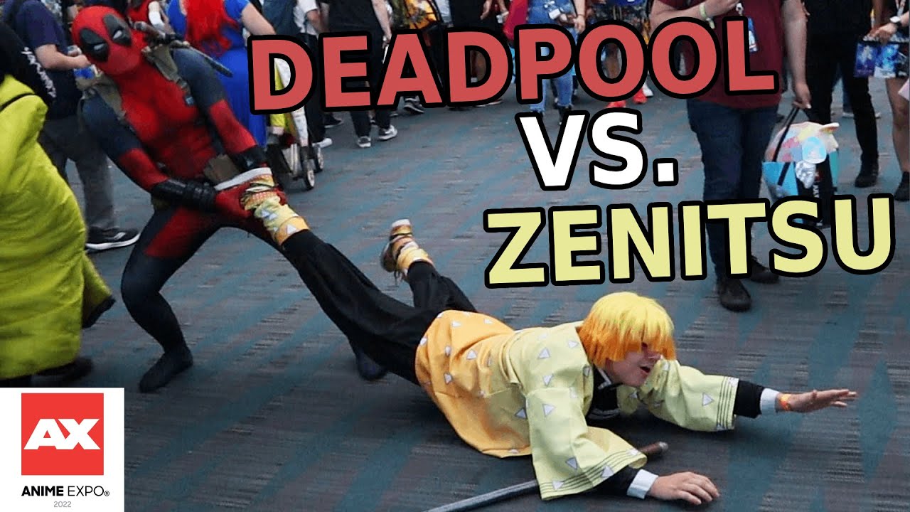 Cockblocking w/ Zenitsu and Deadpool || Anime Expo 2022 (ft. @justpids )