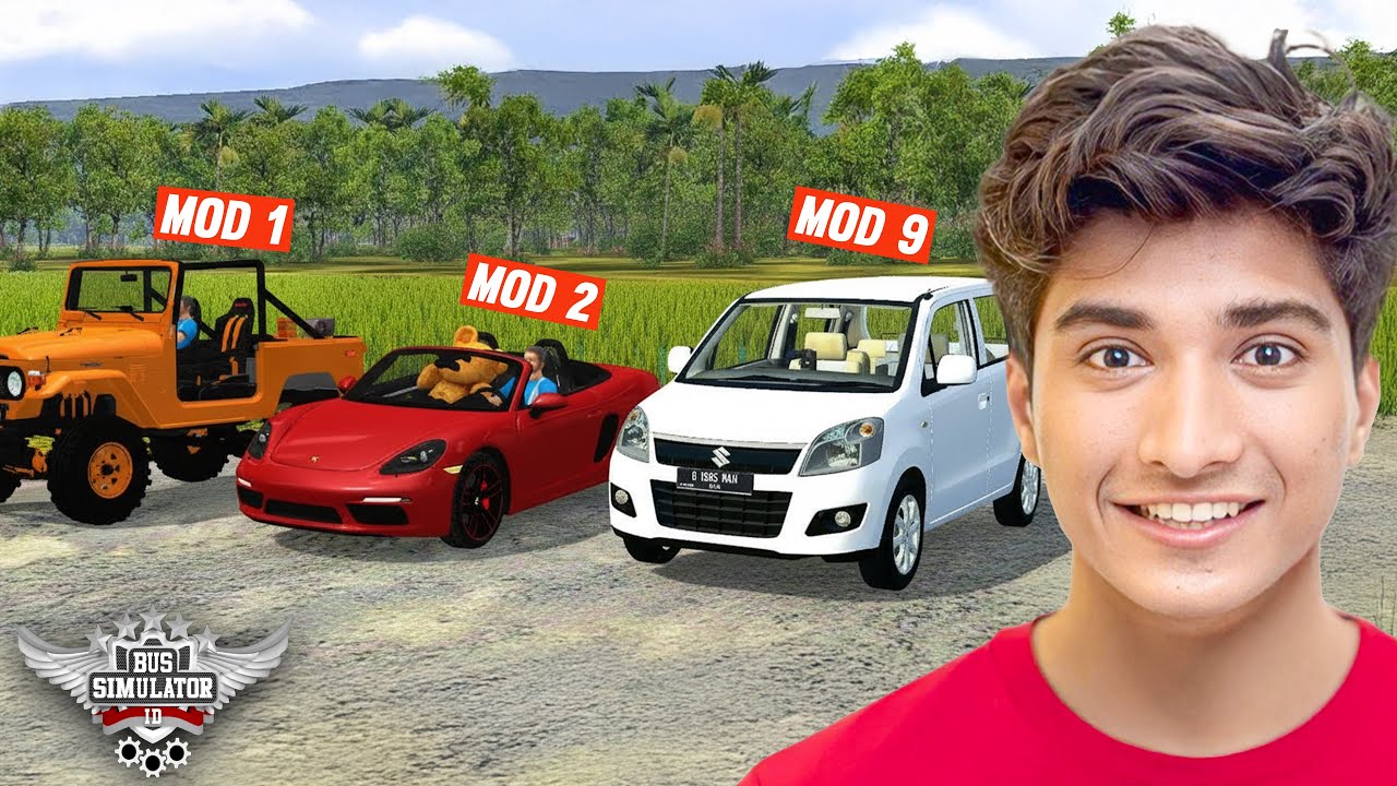 I Installed CRAZY MODS in BUSSID 😍