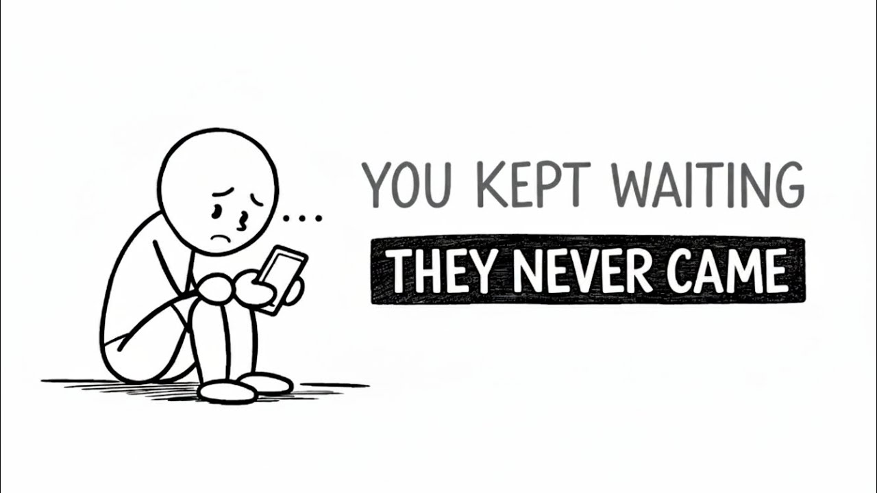 You kept waiting… because you cared.They never came… because they didn’t.