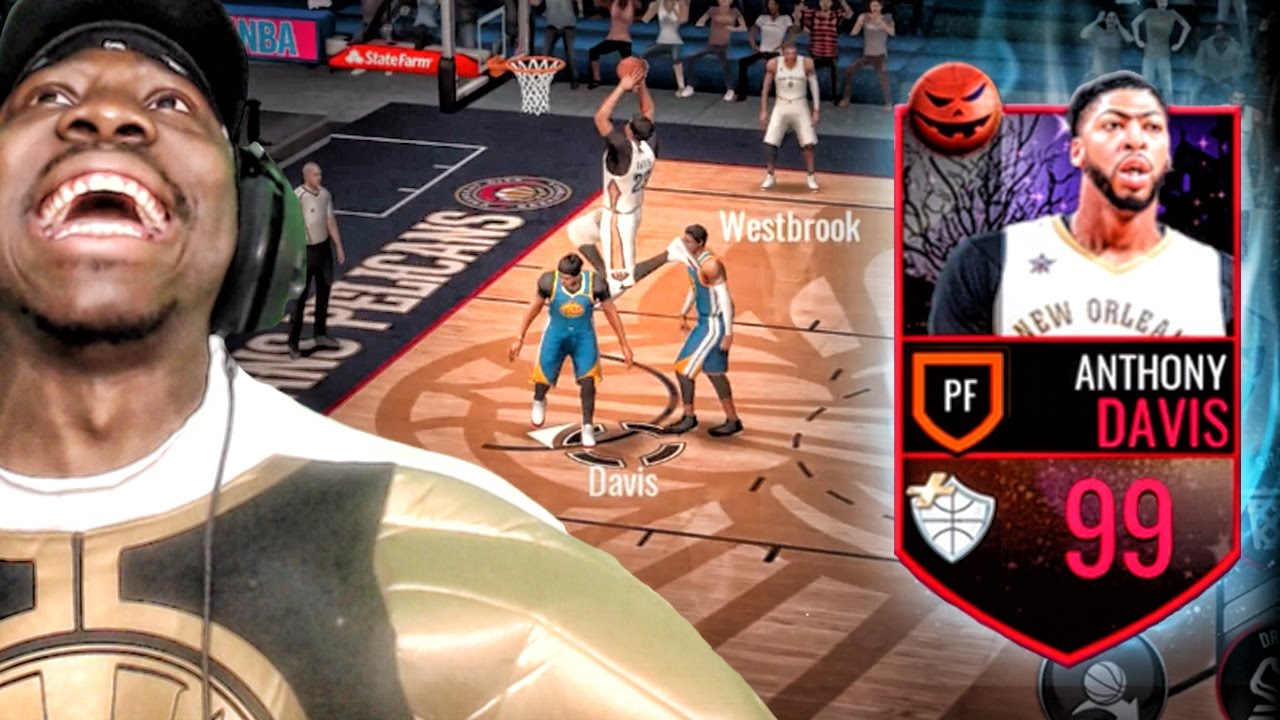 99 MASTER ANTHONY DAVIS CAN'T BE STOPPED! NBA Live Mobile 16 Gameplay Ep. 35