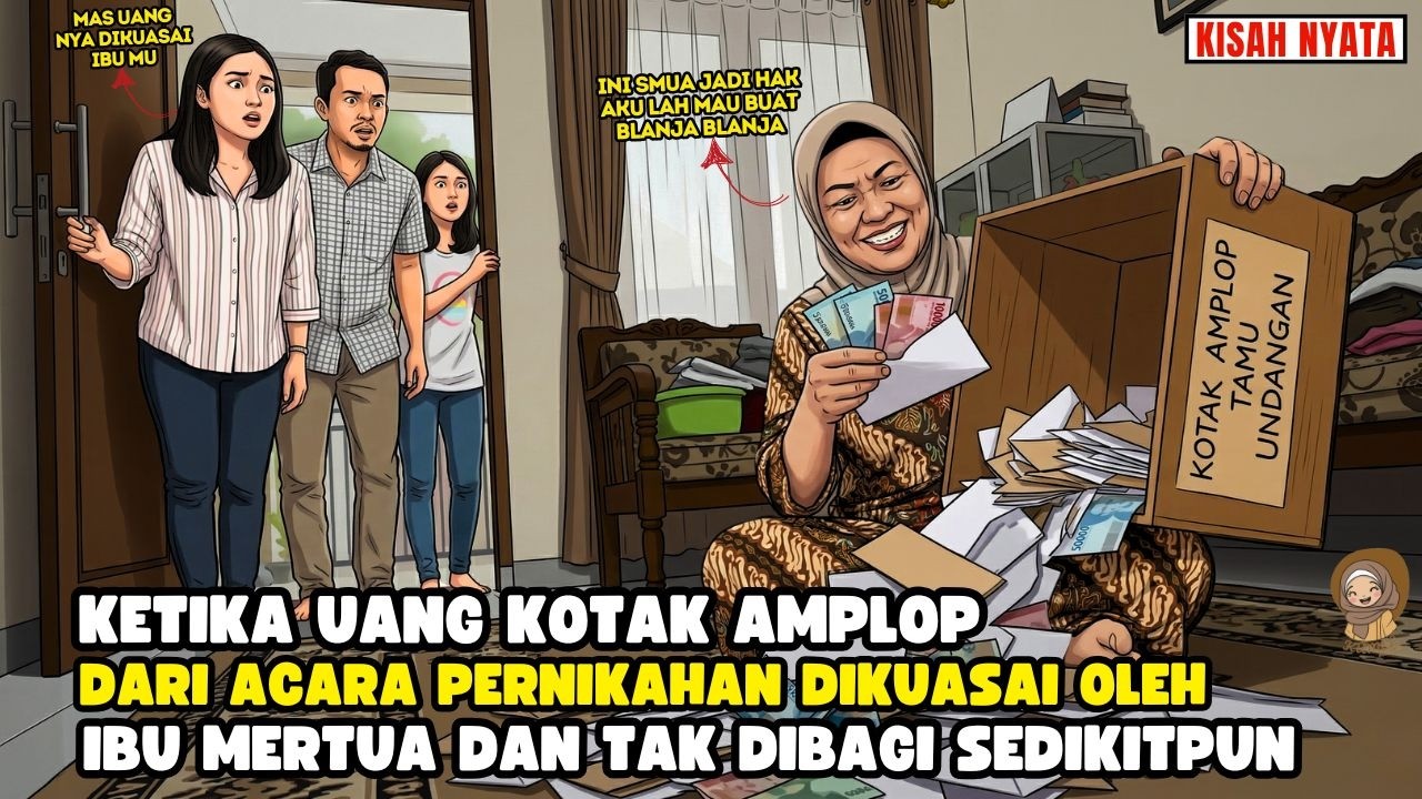 IBU MERTUA YG RKUS GASAK UANG AMPLOP NIKAHAN ANAK NYA DEMI FOYA FOYA ||  SINETRON AZAB