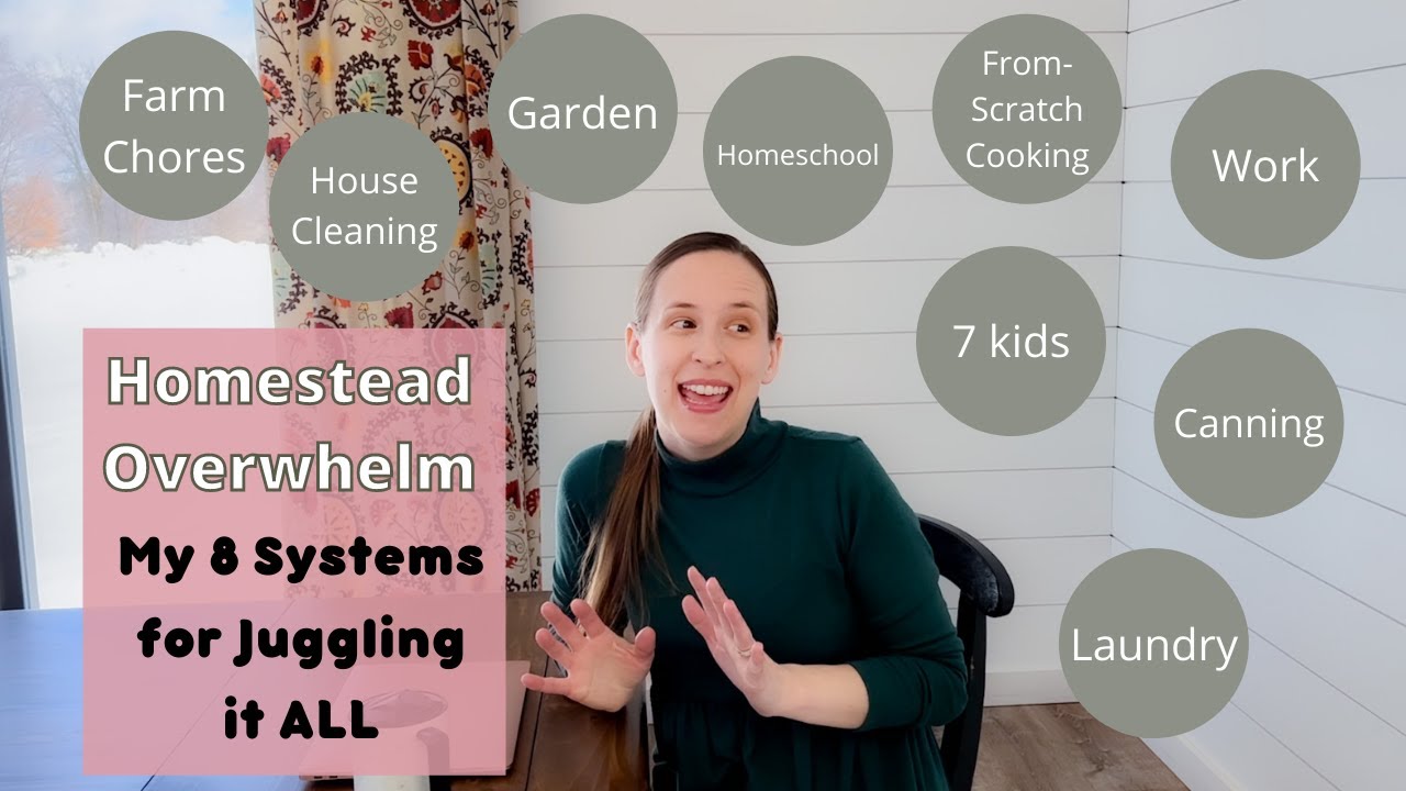 Getting It All Done on the Homestead | Large Homeschooling Family