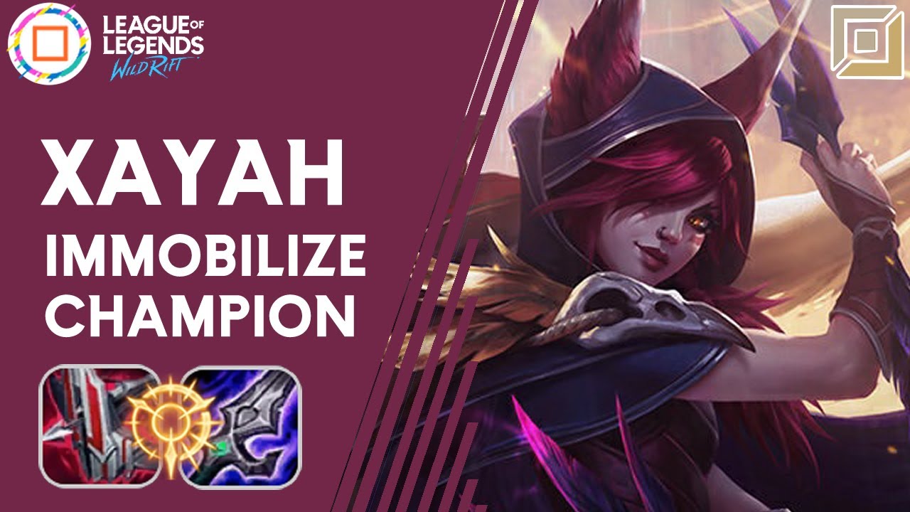Xayah Immobilize Champion || Wild Rift Xayah ADC Gameplay || Xayah Build and Runes || Platinum Rank