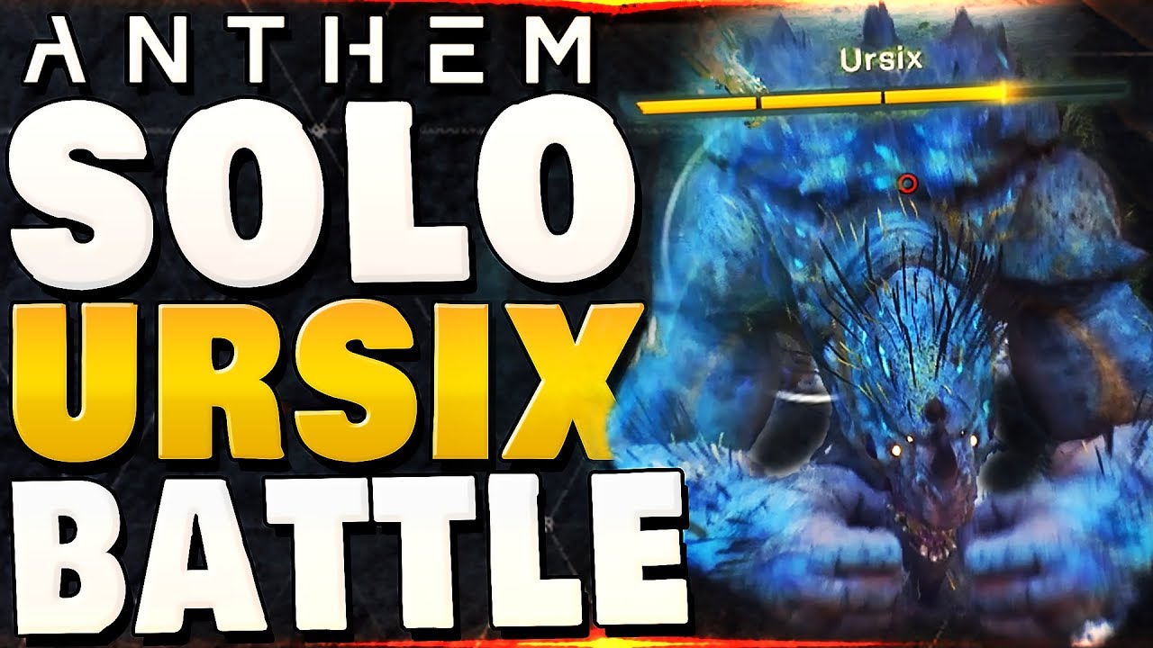 Anthem - EXPLORING THE MAP & SOLO URSIX BATTLE !!