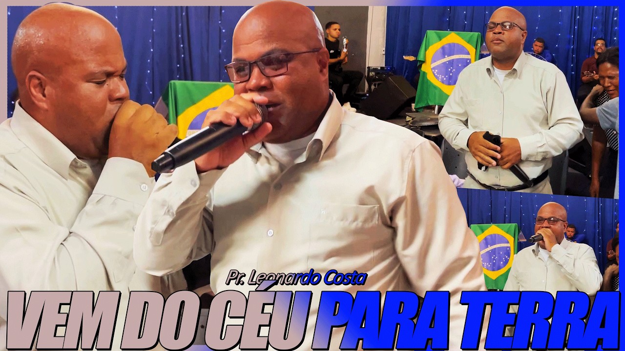 😱 É IMPRESSIONANTE A UNÇÃO QUE ELE CARREGA (Corinho de Fogo) TARDE DO DECRETO - Pr. Leonardo Costa