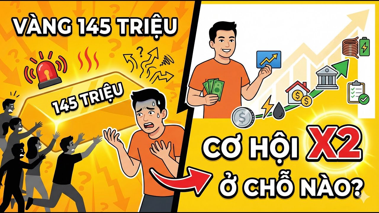 Sau Cơn Sốt Vàng 145 Triệu: Cơ Hội Nhân Đôi Tài Sản Đang Ở Chỗ Này | Thư Viện Làm Giàu
