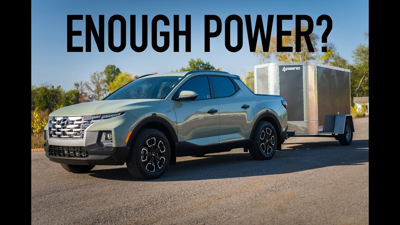 Towing with the Hyundai Santa Cruz Non-Turbo