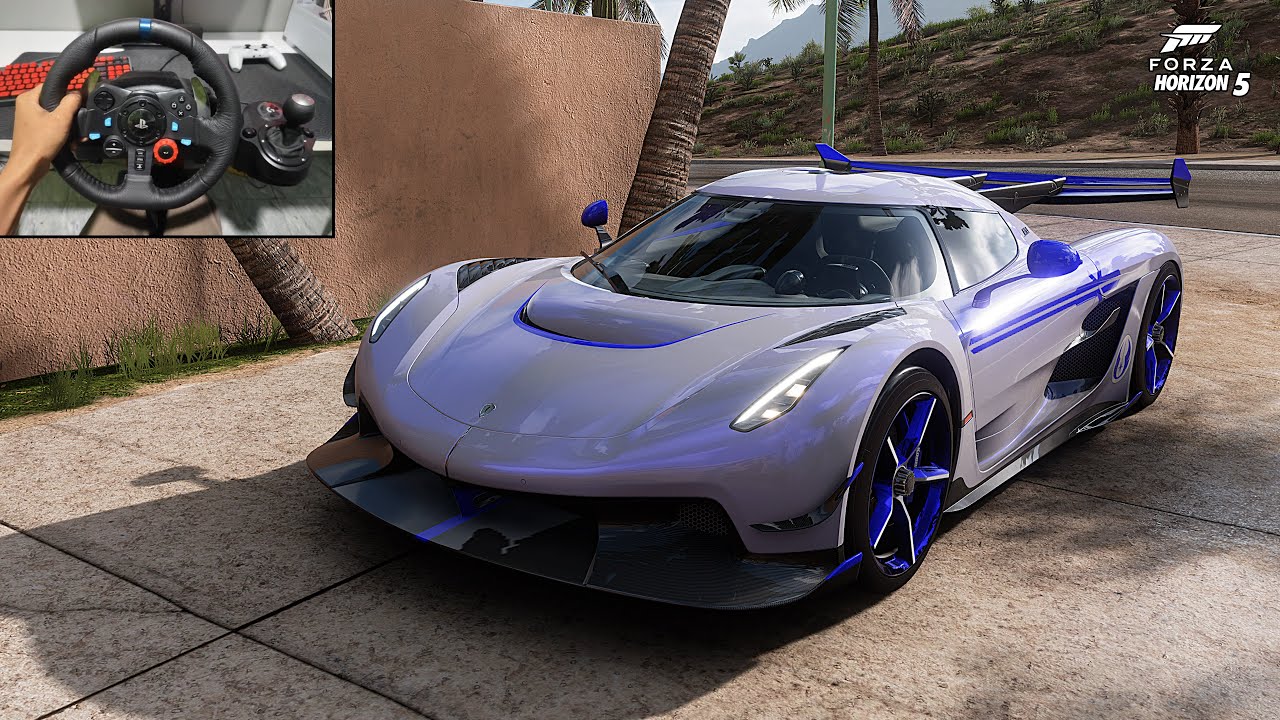 1600HP Koenigsegg Jesko  - ForzaHorizon5 - Logitech G29 Steering Wheel gameplay