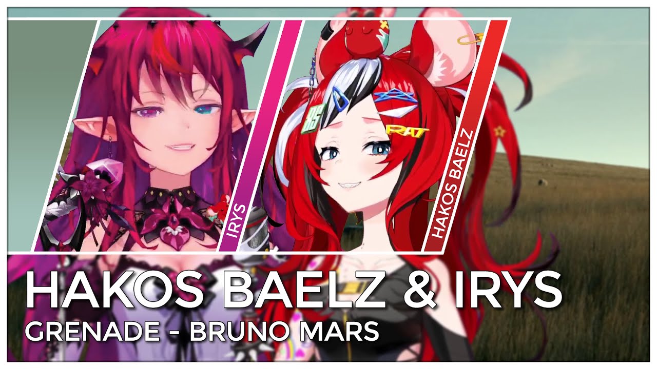 Hakos Baelz & IRyS - Grenade (Mashup Edit/Duet Mix // Lyrics)