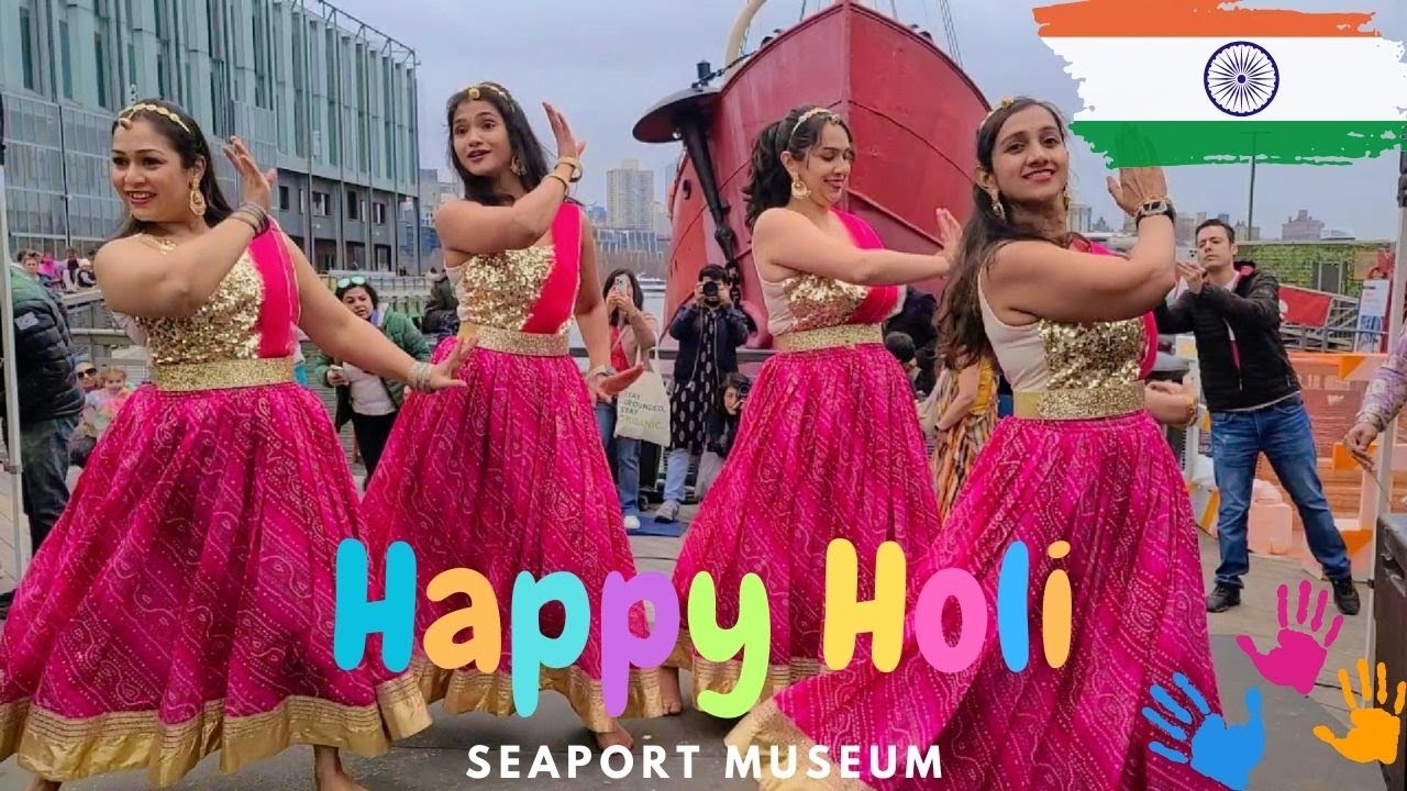 Seaport Museum NYC HOLI Celebration 2025 #holi #theculturetree #seaportmuseum #magicmikedjs